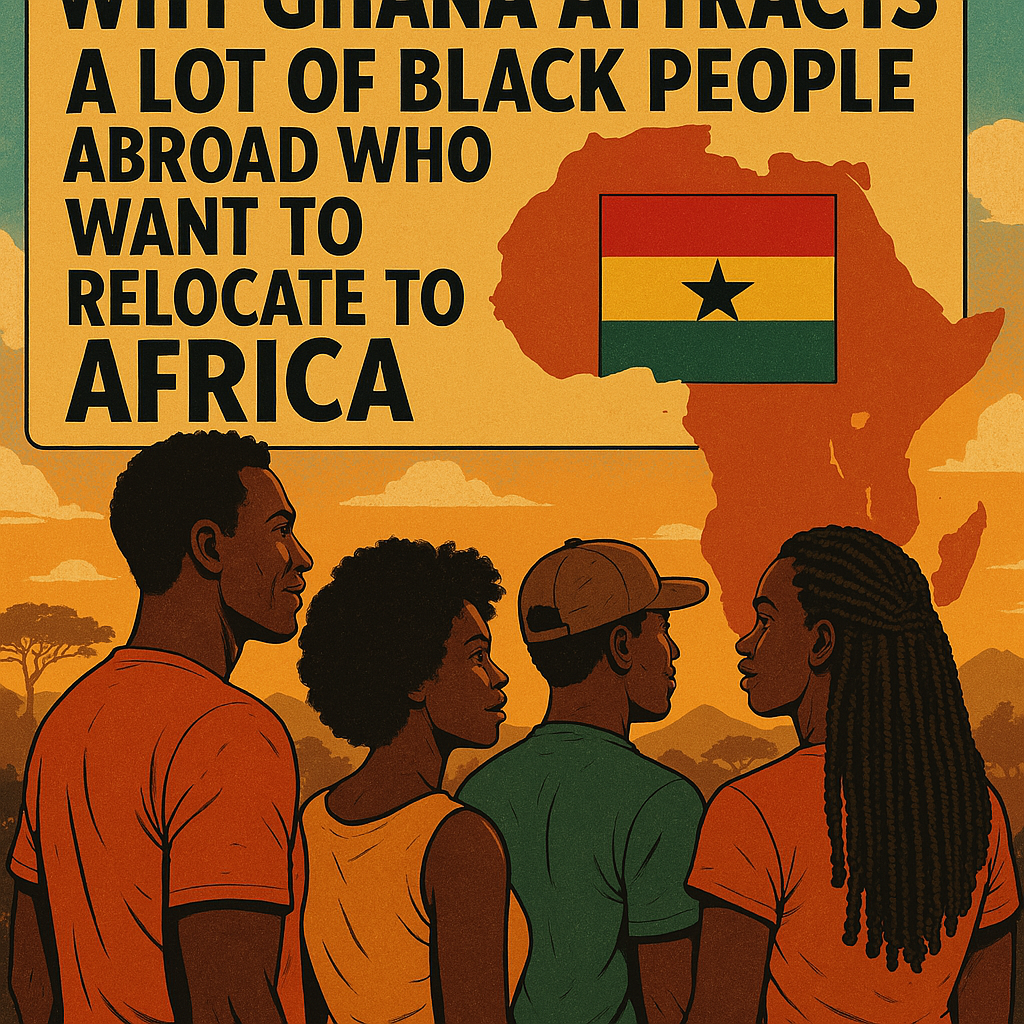 Why Ghana Attracts a Lot of Black People Abroad Who Want to Relocate to Africa